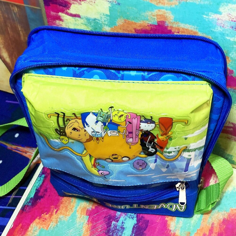 ** RARE ** ADVENTURE TIME BAG SHOULDER MESSENGER CROSS BODY BAG PURSE SLING - Picture 7 of 8